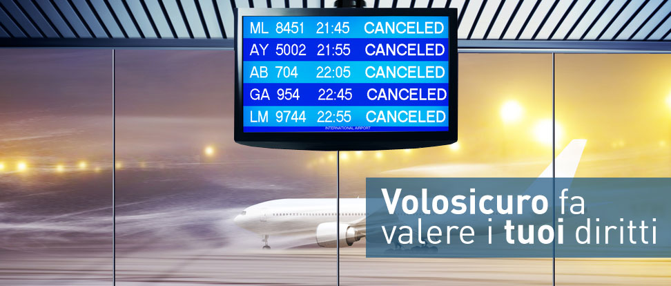 Cancellazione volo aereo Cancellazione volo aereo